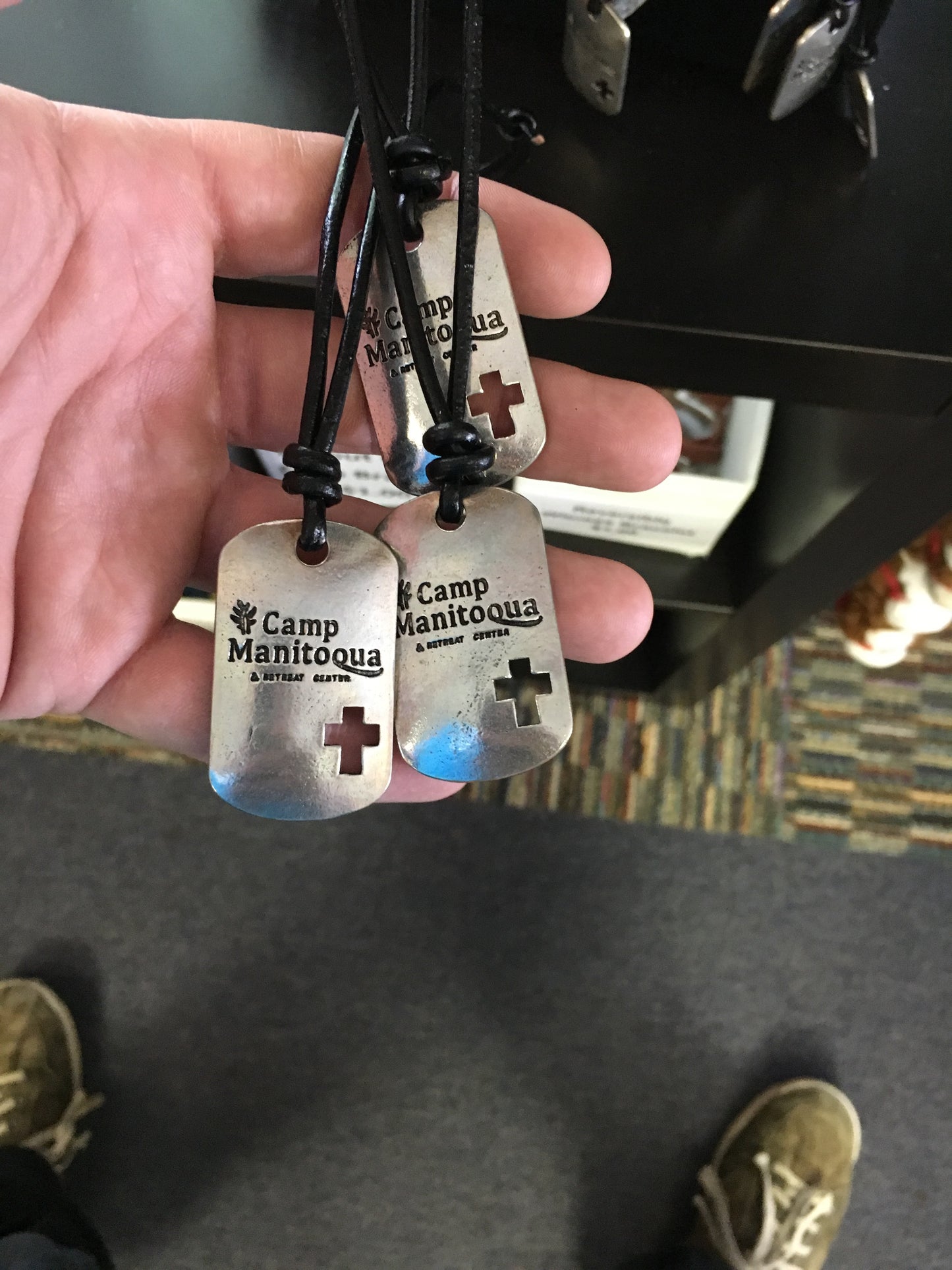 Camp Manitoqua Cutout Necklace