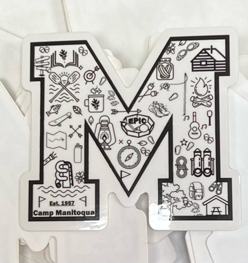 "M" Sticker
